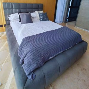 Cama + Respaldo Modelo Nube Personalizado