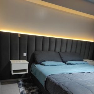 Respaldar Canelones con Luz LED calida + Mesa de Luz 03.07.2025